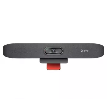 HP Poly Studio R30 Bară video USB - 4K UHD, câmp vizual 120°, zoom digital 5x, NoiseBlockAI, certificată Zoom & Microsoft Teams