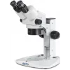 Microscop stereo-zoom binocular Kern Optics OZL 456 50x cu LED pentru lumină incidentă și transmisă