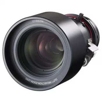 Obiectiv cu zoom Panasonic ET-DLE250 33,9-53,2 mm f/1,8-2,4 pentru PT-D5000, DW6300, RCQ10, RCQ80, RZ120, RZ690, RZ770