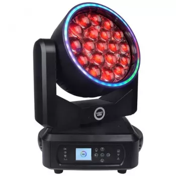 LIGHT4ME ZOOM WASH 19X15 RING LED Moving Head