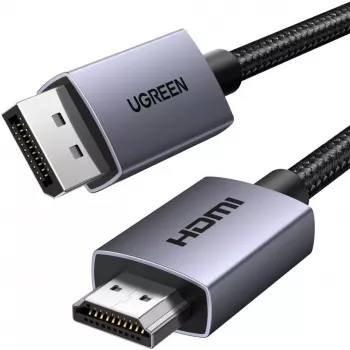 Cablu adaptor activ UGREEN HDMI la DisplayPort 4K 30Hz 3m negru