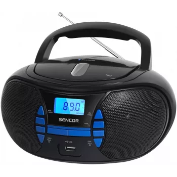 SENCOR SPT 2700BK CD/BT/MP3/USB/FM Radio Boombox Black