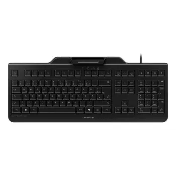 Tastatură cu fir Cherry SMART BOARD 1150 cu cititor de card inteligent, USB, layout german (QWERTZ), neagră