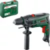 Bormașină cu percuție Bosch UniversalImpact 7500, 750 W, verde/negru, cu valiză (0603313401)
