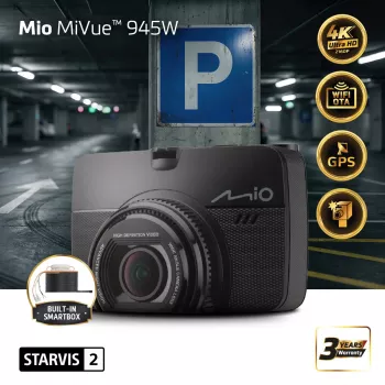 Cameră auto Mio MiVue 945W Premium 4K, STARVIS 2, Wi-Fi, GPS