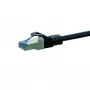 Cablu patch DSIT Cat6a S/FTP, 50 m, negru, LSZH