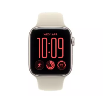 Apple Watch SE 3 GPS + Cellular 40 mm carcasă din aluminiu Starlight cu brățară sport Sand - M/L