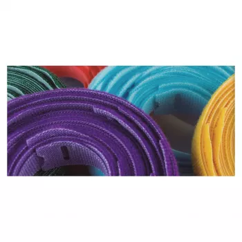 Legături de cablu cu bandă Velcro One Wrap, 13 x 200 mm, alb, 25 buc.