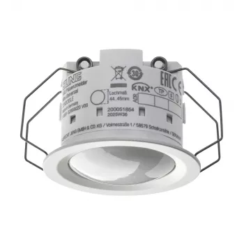 Detector de prezență KNX Jung Mini 33900 1S LE cu măsurare temperatură și umiditate