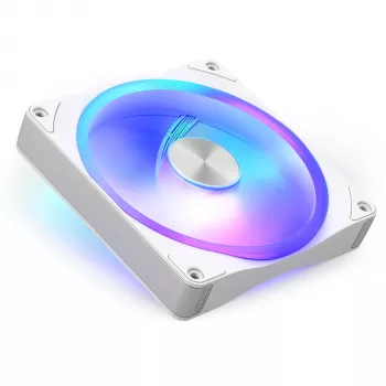 Ventilator carcasă NZXT F140U Ultra RGB, alb