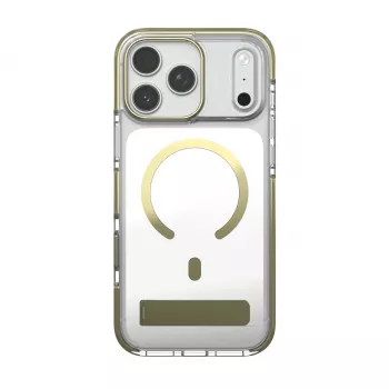 Husă metalică Zagg Santa Cruz Snap cu suport pentru iPhone 18 Pro Max / 17 Pro Max, aurie