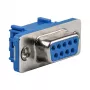 Mufă D-Sub EFB Elektronik, IDC, construcție plată, EDFF 09 LPIII/Z (29010.1V2)