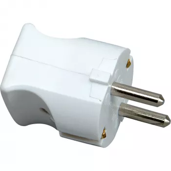 Ștecher Schuko Kopp, carcasă dintr-o singură piesă, până la 3x1,5 mm², 16A, 250V~, IP20 (16731N)