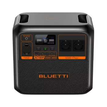 Stație de alimentare portabilă Bluetti AC180P, LiFePO4, 36000 mAh, 1800 W, 16 kg