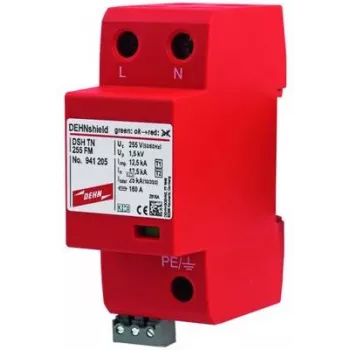 DEHN DEHNshield DSH TN 255 FM Descărcător combinat tip 1+2 pentru sisteme TN monofazate (941205)