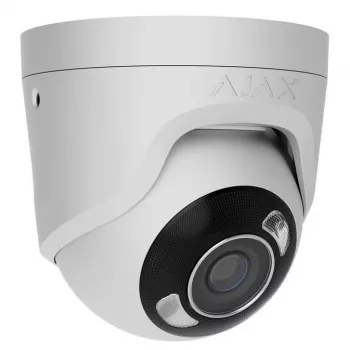 Cameră de rețea Ajax TurretCam HL, 8 MP, 2,8 mm, albă