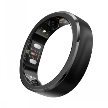 RingConn Smart Ring Gen3 pentru damă și domn - Negru mat Mărimea 12