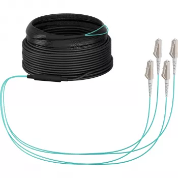 EFB-Elektronik OM3 Trunk Cable U-DQ(ZN)BH, 4 Fibres, 1x4 LC-LC, 30 m, Dca, LSZH (O8303S30OM3)