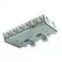 Distribuitor patch Telegärtner Cat.6A (adânc) pentru șină DIN cu adaptor TS, 6x prize RJ45 (J02021A0055)