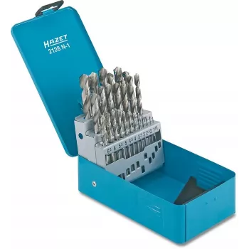 Set de 25 burghie elicoidale HSS HAZET 2128N-1 DIN 338