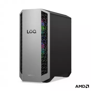 PC desktop Lenovo LOQ Tower 26ADR10 - AMD Ryzen 7 8745HX, 16 GB RAM, 512 GB SSD, NVIDIA GeForce RTX 5050 8 GB, Windows 11 Home