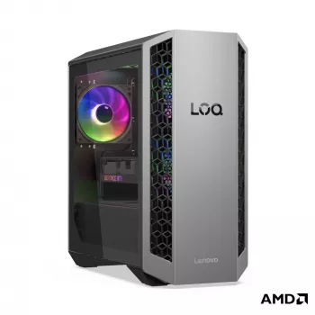 PC desktop Lenovo LOQ Tower 26ADR10 - AMD Ryzen 7 8745HX, 16 GB RAM, 512 GB SSD, NVIDIA GeForce RTX 5050 8 GB, Windows 11 Home