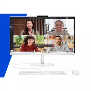 PC All-in-One HP OmniStudio 27-cw0470ng 27 inch FHD - AMD Ryzen AI 7 445, 16 GB RAM, 512 GB SSD, Windows 11 Home (DE), alb