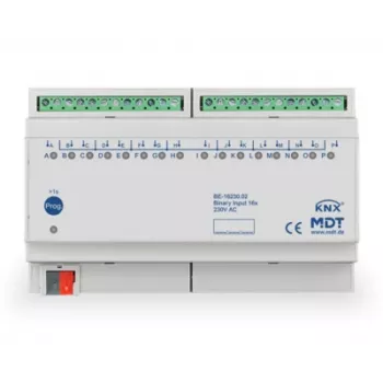 Intrare binară MDT BE-16230.02 16 canale 8TE șină DIN 230VAC