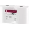Rolă de curățare satino by wepa HiLine, 2 straturi, alb intens, 525 m, 100% reciclat, foaie 230 x 350 mm, pachet de 2 (315770)