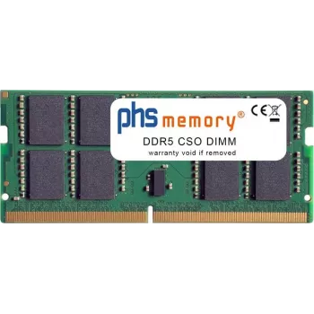 Memorie RAM PHS-memory 16 GB compatibilă cu Asus VivoBook X1404MA-EB159W DDR5 CSODIMM 6400MHz PC5-51200S