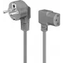 DSIT Cablu de alimentare Schuko la IEC C13, 2 m, gri