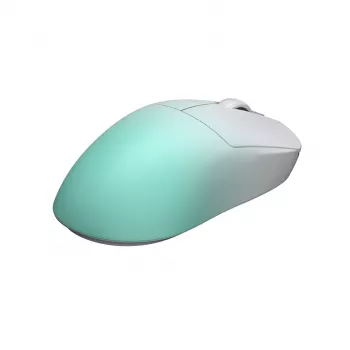 Hator Quasar 3 Ultima Gaming Mouse, White/Mint (HTM761)