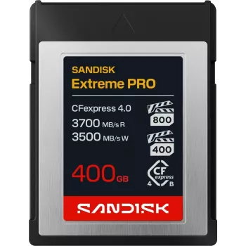 Card de memorie SanDisk Extreme PRO 400 GB CFexpress 4.0 Type B (SDCFEB-400G-GN4NN)