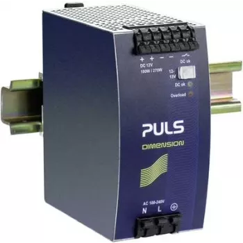 Sursă de alimentare pentru șină DIN PULS DIMENSION QS10.121, 12 V DC, 15 A, 180 W