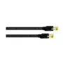 Cablu patch Cat5e S/UTP RJ45 Cordial, 0,3 m, negru