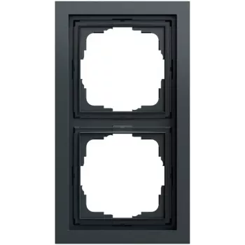 Ramă de acoperire GIRA 021273 2 module Gira F200 antracit (lăcuită)