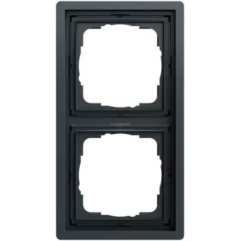 Ramă de acoperire Gira 0212173, 2 module, Gira F100, antracit (lăcuită)