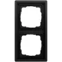 Ramă de acoperire Gira 0212174, 2 module, Gira F100, negru (lăcuită)