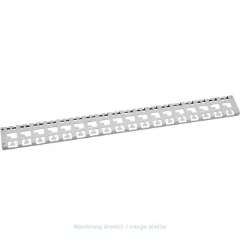 Bandă de management al cablurilor 19 inch Triton pentru cadru, dulap cu adâncime 1000 mm, gri