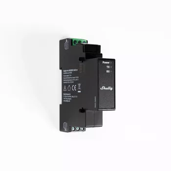Modul adăugător Shelly Pro Modbus RS485, accesoriu pentru șină DIN