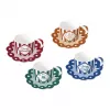 Bialetti Candyland set of 4 cups with saucers 80ml
