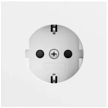 Priză SCHUKO Gira System 70 SP, alb pur, 445372