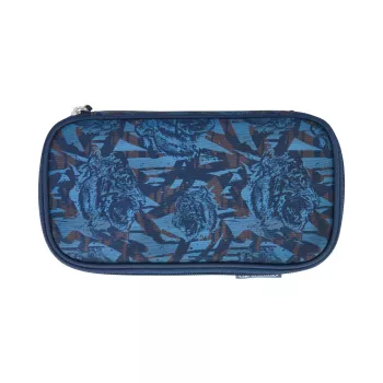 herlitz be.bag beatBox Pencil Pouch Camo Tiger, Polyester, XXL Zip Main Compartment