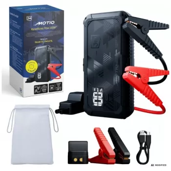 Pornitor 3mk Motio HyperBoost Flow 1500A 10000 mAh cu cabluri Smart Start și lumină
