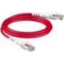 Cablu patch PatchSee Cat6a U/UTP RJ45, 9,7 m, roșu
