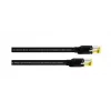 Cablu patch Cordial Cat7a S/FTP RJ45, 1 m, negru