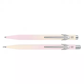 Set de scris Caran d'Ache HORIZON, gradient de la galben pastel la roz pastel (8490.708)