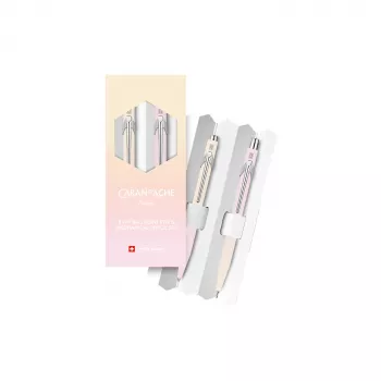 Set de scris Caran d'Ache HORIZON, gradient de la galben pastel la roz pastel (8490.708)