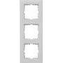 Ramă de acoperire Heinrich Kopp HK07 3 module, gri mat (402734000)