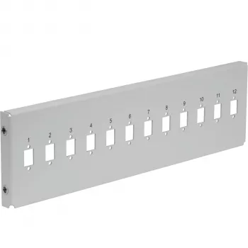 EFB Elektronik Distribution plate 12 SC simplex for mini wall distributor 53605.1V2